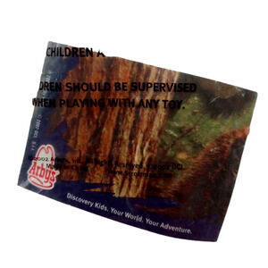 Arbys Kids Meal Dino Fury Ferocious Flip Book Toy Discovery Dinosaurs Sealed